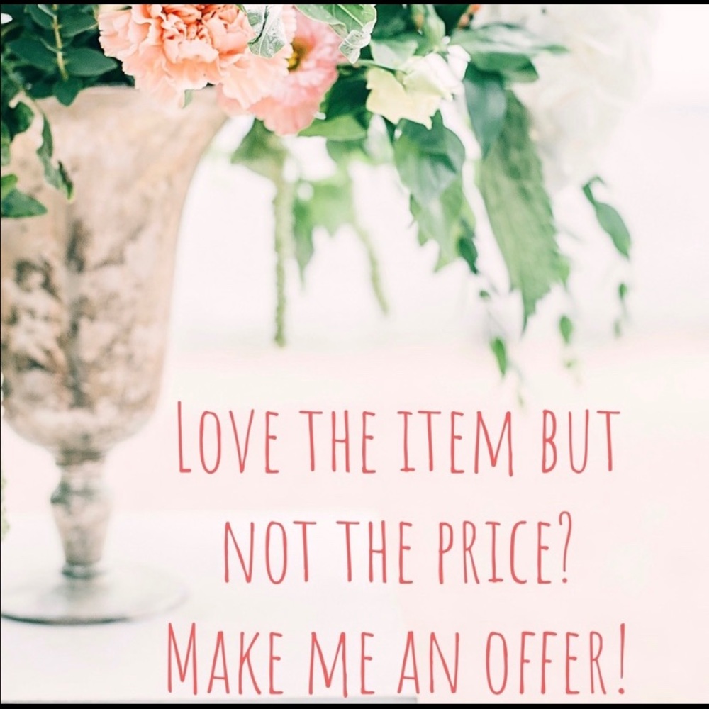 All reasonable offers accepted!😀